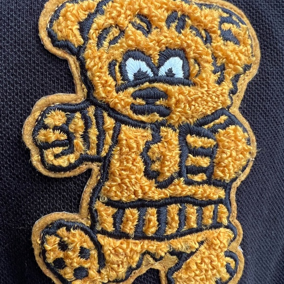 New Men’s “Sandro Paris” Black Teddy Bear Polo Shirt - Picture 3 of 7